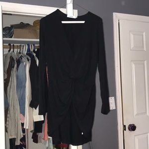 Surplice Neck Longline Top